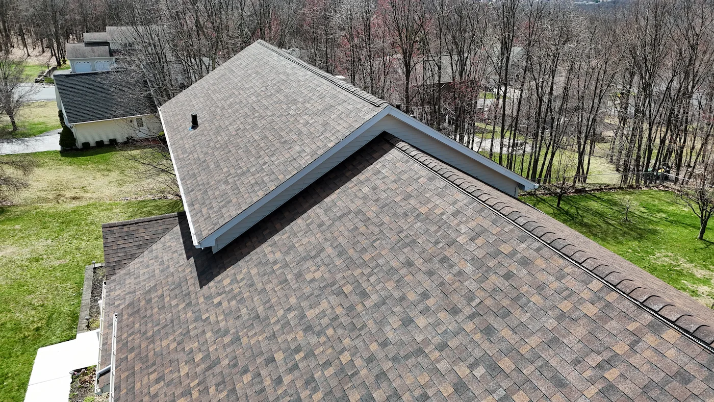Completed roofing project by Zenobi Roofing Inc serving Northeastern Pennsylvania homeowners