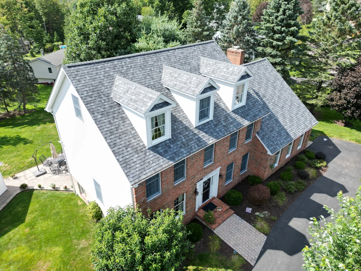Roof replacement completed by Zenobi Roofing Inc. in Clarks Summit PA.