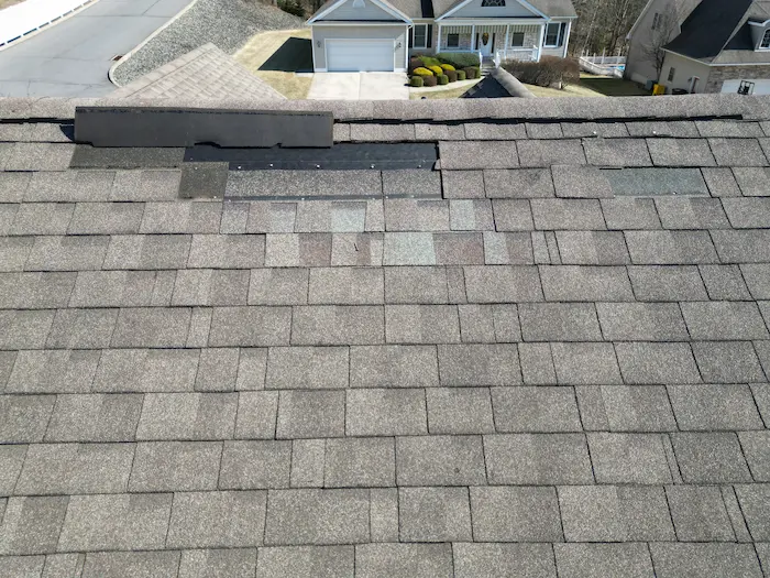 Roof repair completed by Zenobi Roofing Inc.
