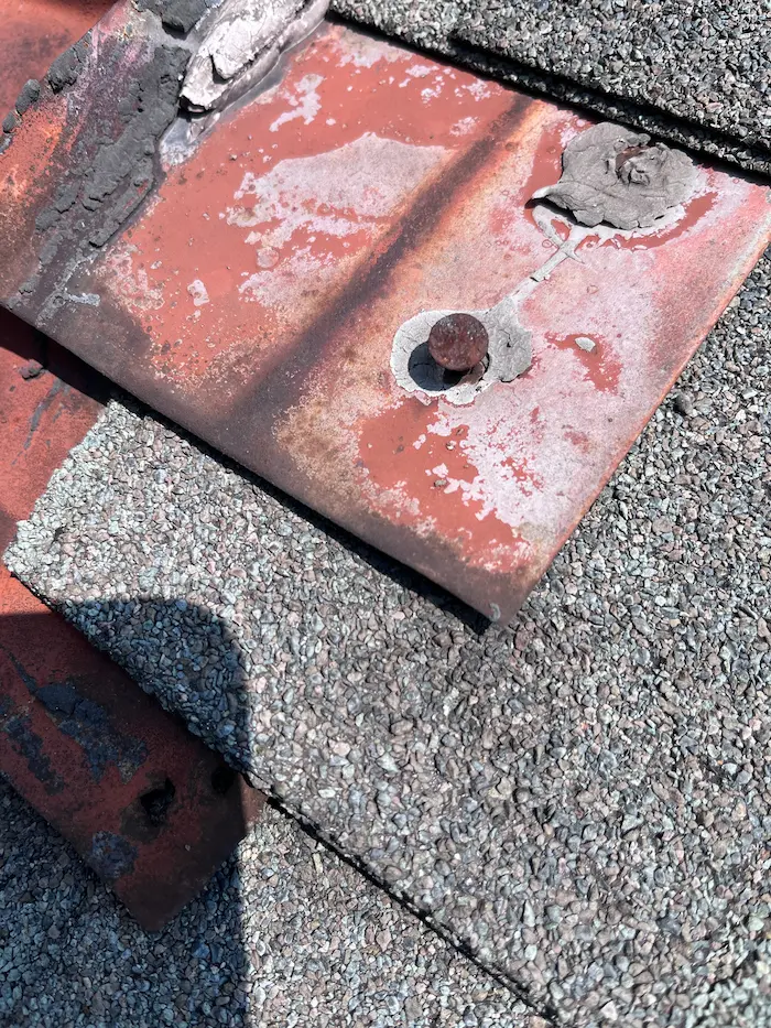 Roof inspection before winter on an asphalt shingle roof in Northeast Pennsylvania