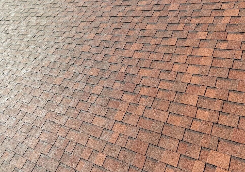 Repaired roof completed by Zenobi Roofing Inc. in Lackawanna County PA.