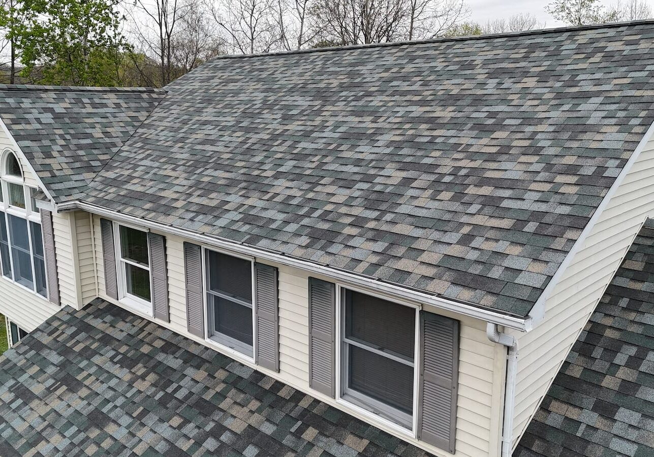 Completed roof replacement in Lackawanna County PA by Zenobi Roofing Inc.